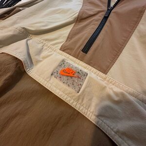 Nike Cream and Brown Jacket